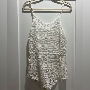 Victoria’s Secret crochet romper cover up